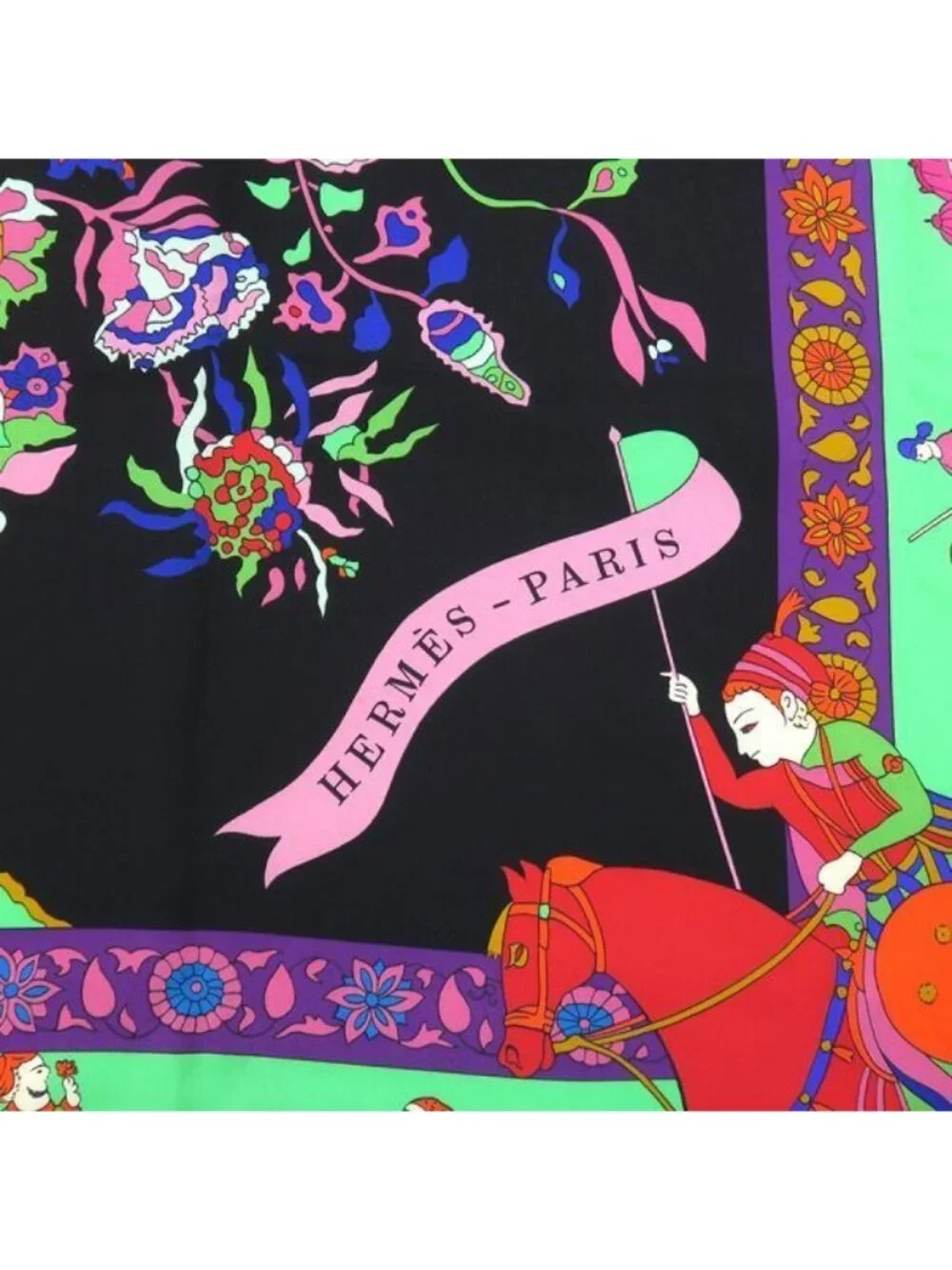 Hermes Carre Geant Silk Twill Plume Scarf